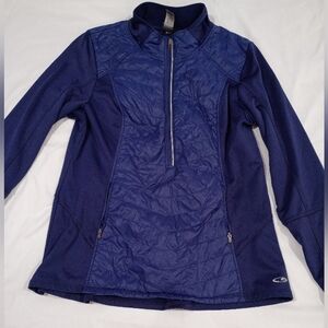 Women's Blue Quarter-Zip Jacket